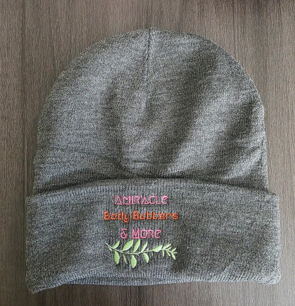 Satin Lined Embroided 'Amir'acle Beanies