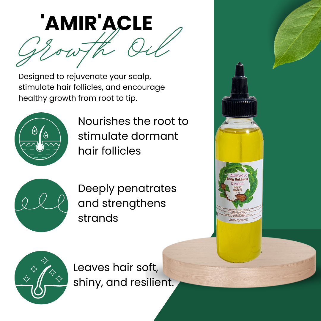 'Amir'acle Growth Oil- 4 oz