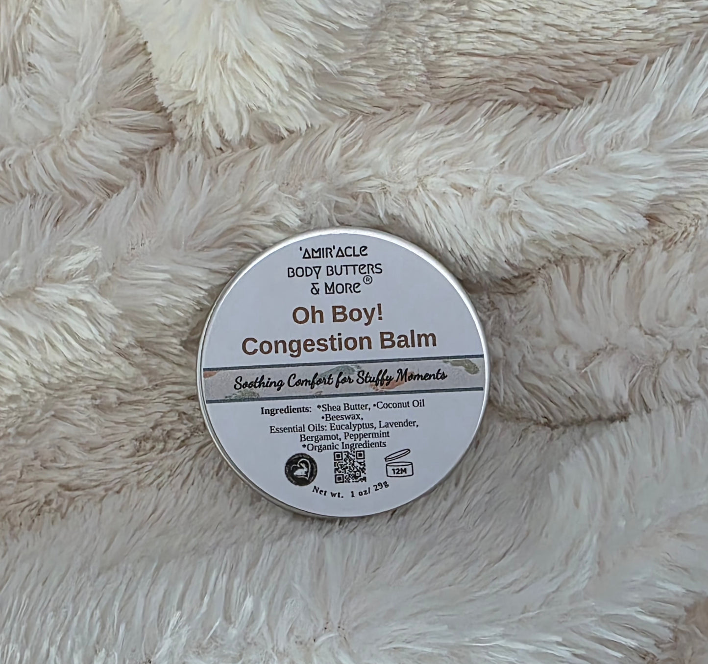 Oh Boy! Congestion Balm