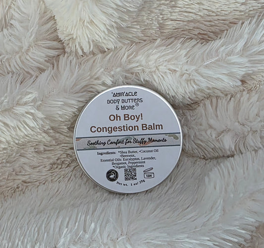 Oh Boy! Congestion Balm