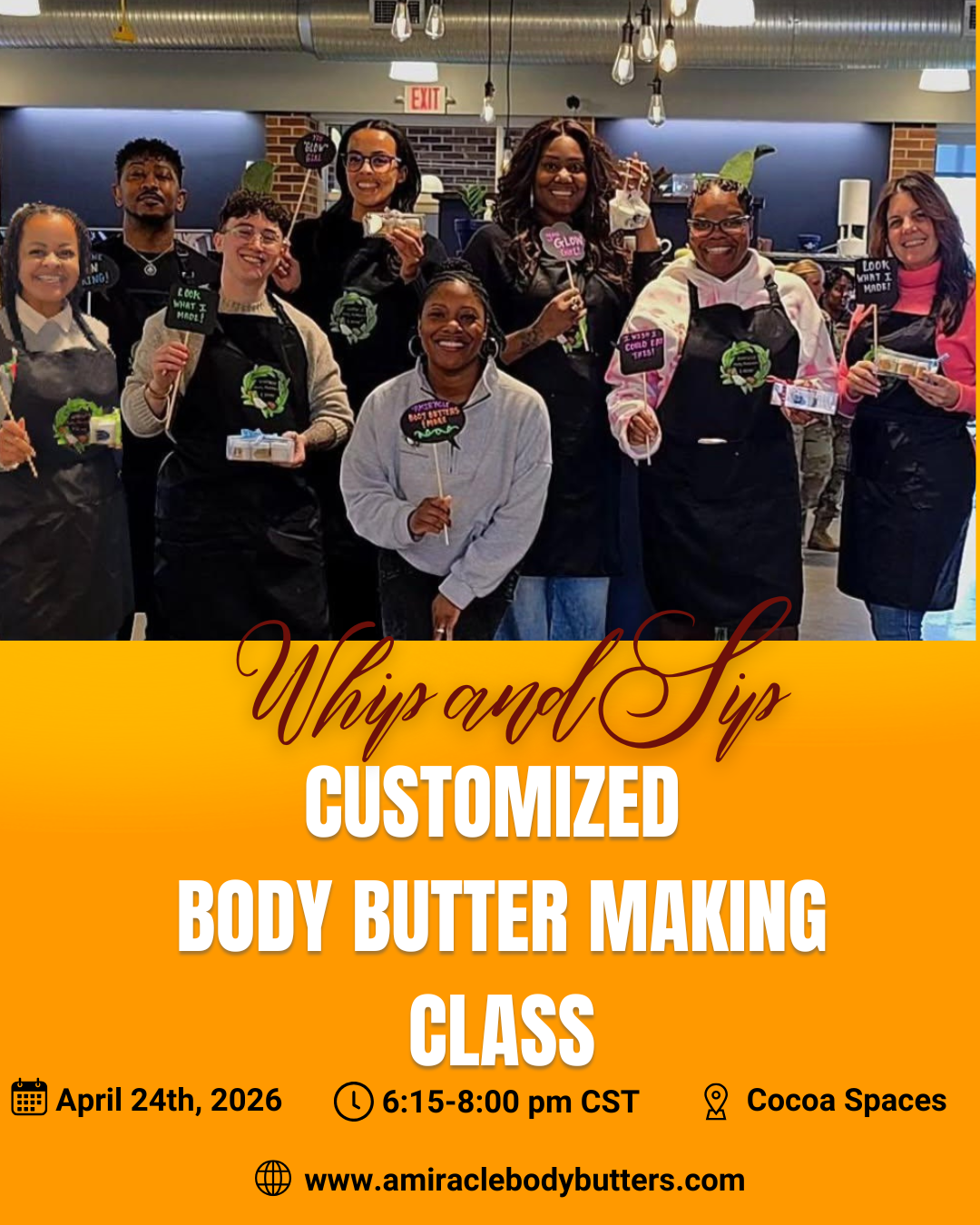 Whip and Sip Class