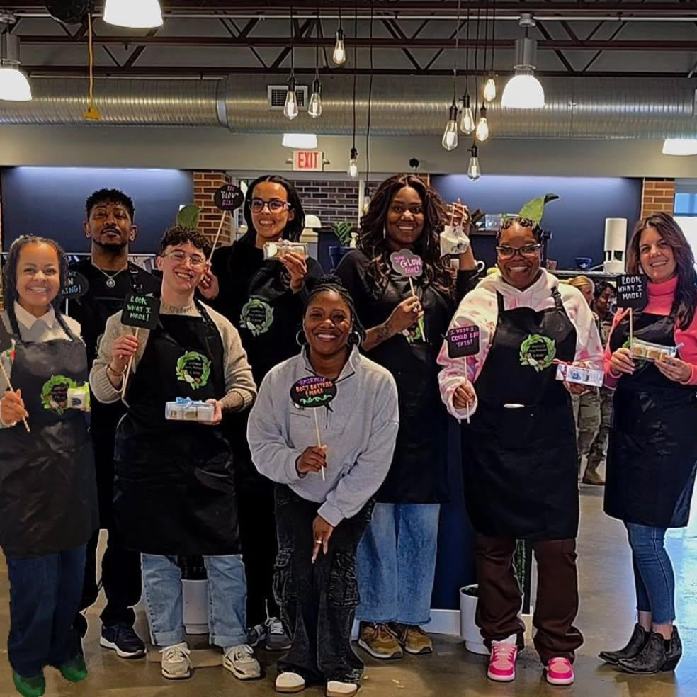 Whip and Sip class participants